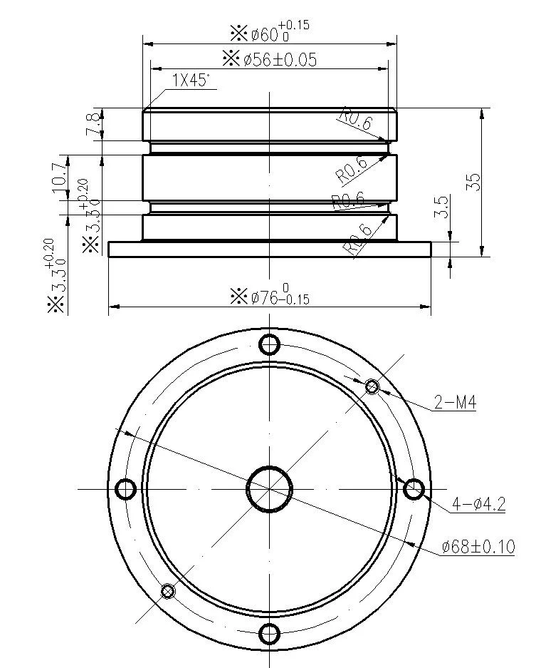 88KHz Standard Transducer (Split Type: KFYW-88K-200BC) for Pile Foundation Testing Transducer