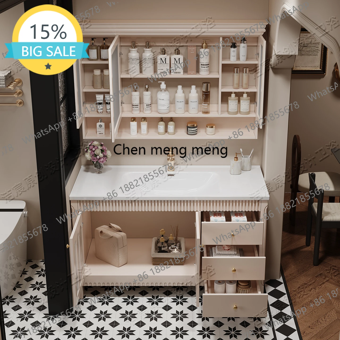 

J07 Luxury Modern Cupboard Organizer Toilet Desgin Space Saver Quality Cupboard Perfume Mirror Storage Vestidores Trendy Furnitu