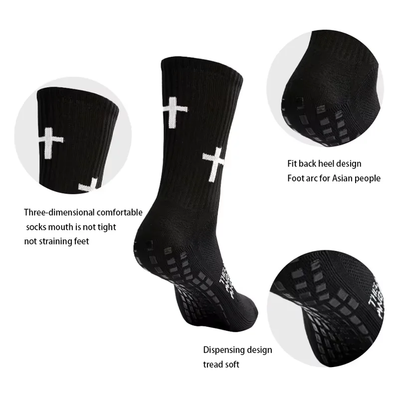Neue Sportsocken für Männer und Frauen, strapazierfähig, rutschfest, für Outdoor-Sportarten, Radfahren, Fußball und Basketball. – Detail 4