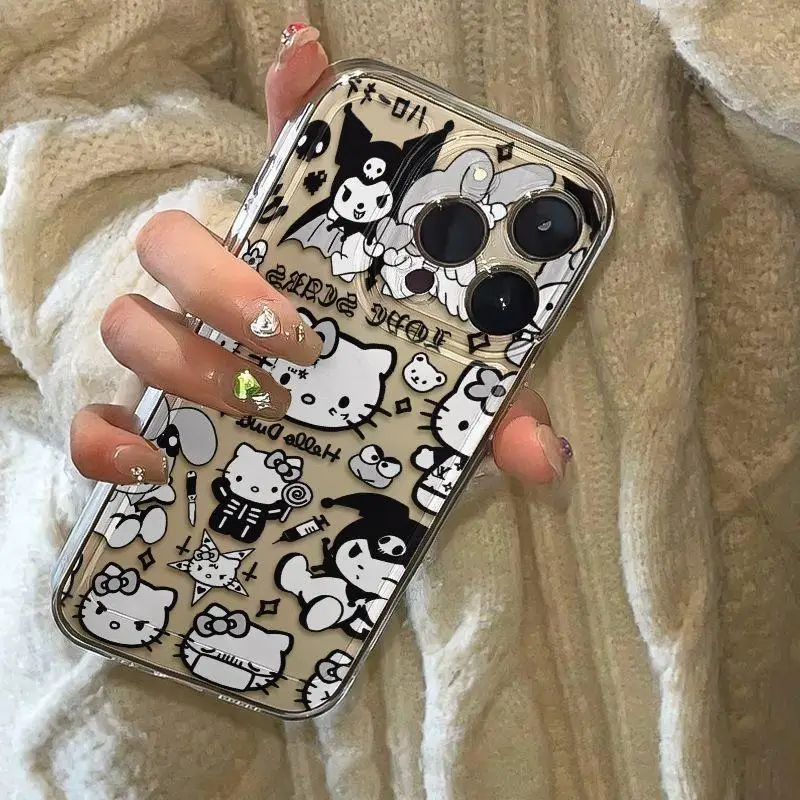 Custodia per telefono originale Hello Kittys Kuromi per Xiaomi Redmi 13 12 12C 10 10C 9 9A 9T 9C 11T Poco X3 X4 X5 Pro NFC GT 4G 5G Cover