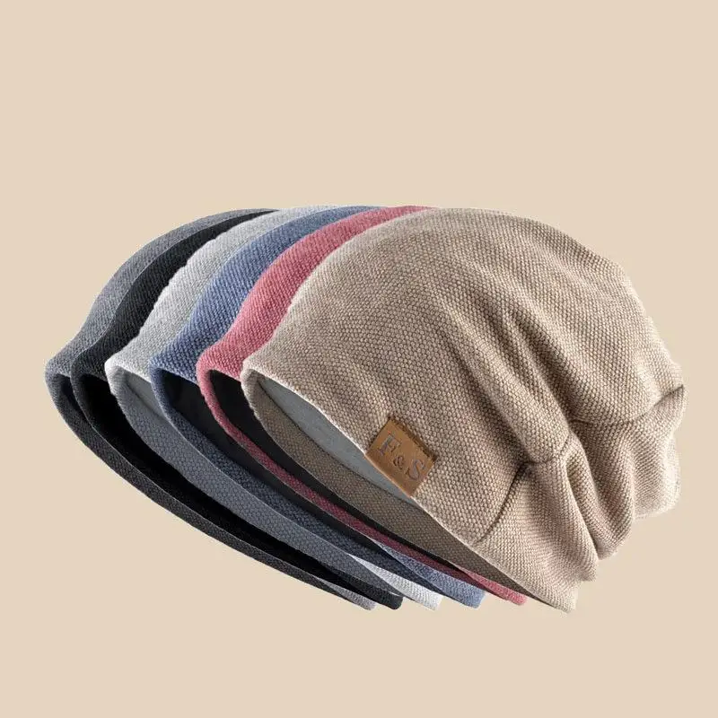 Gestrickte Mütze, Wintermütze für Männer und Frauen, Unisex – einfarbig, Hip-Hop-Stil, Mütze für Outdoor-Sportarten, modische warme Kopfbedeckung, weich