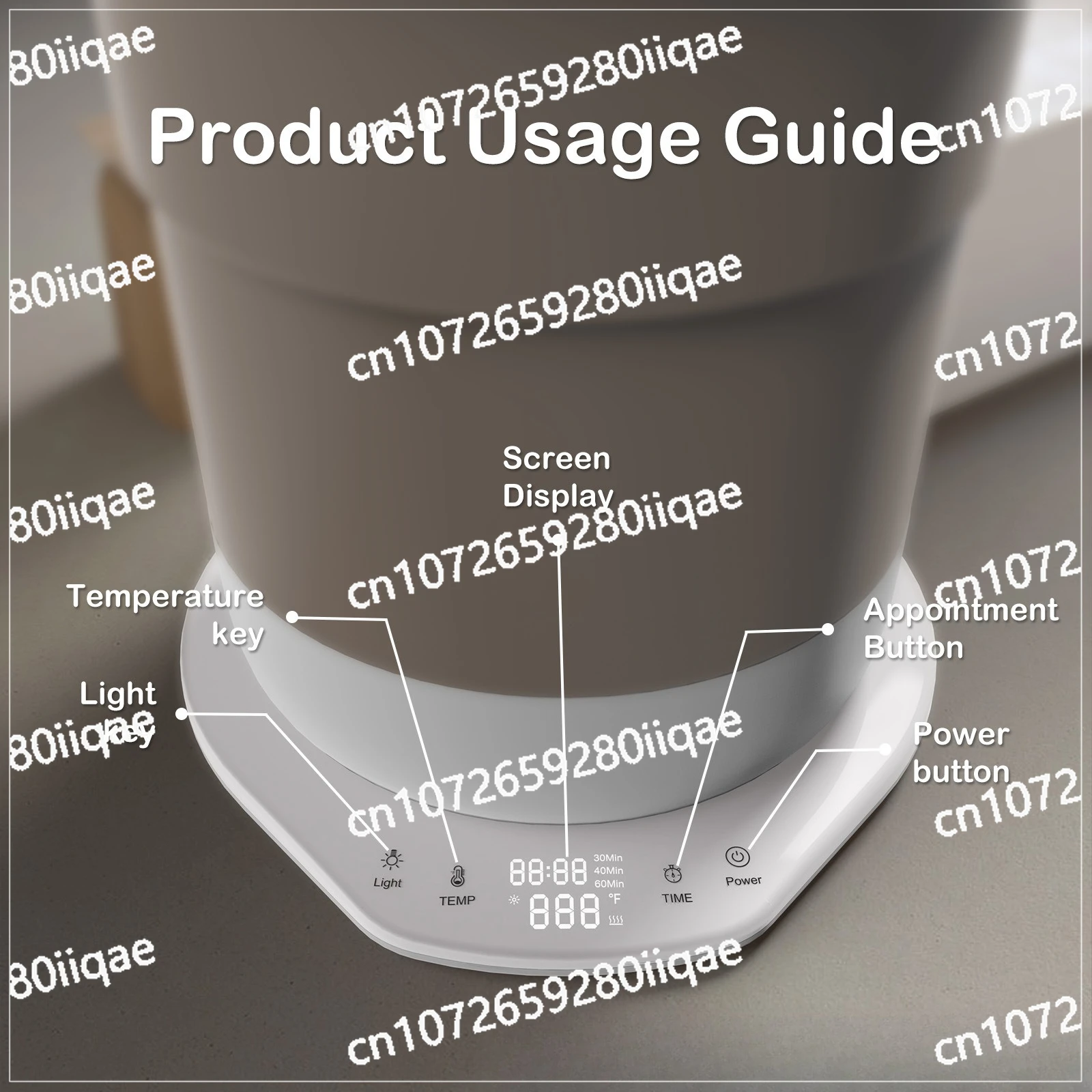 New towel heating bucket, bath  bucket folded, towel heating bucket, large-capacity