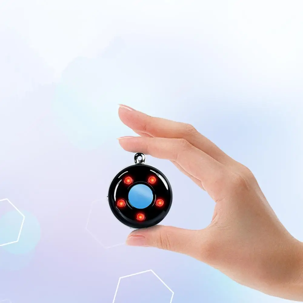 Portable Laser Hidden Camera Finder Anti Spy Camera Detector Anti-Theft Vibration Alarm for Personal Safe Security Protection