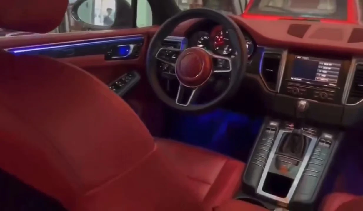 Per luci ambientali RGB Radium Carving Per Porsche Macan (2014-2017)