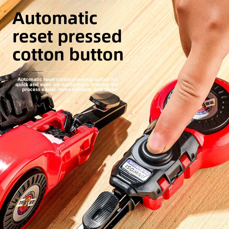 For Woodworking Construction Layout Marking Automatic Retractable Chalk Line Tool Auto Rewind Nylon Line Chalk Line Reel