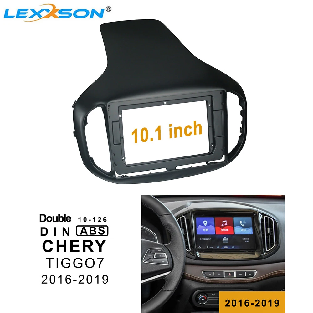 

10.1 Inch Car Fascias For CHERY IGGO 7 2016-2019 Adaptor Facia Panel Dashboard 2DIN Car DVD Frame Installation Refit Trim Kit