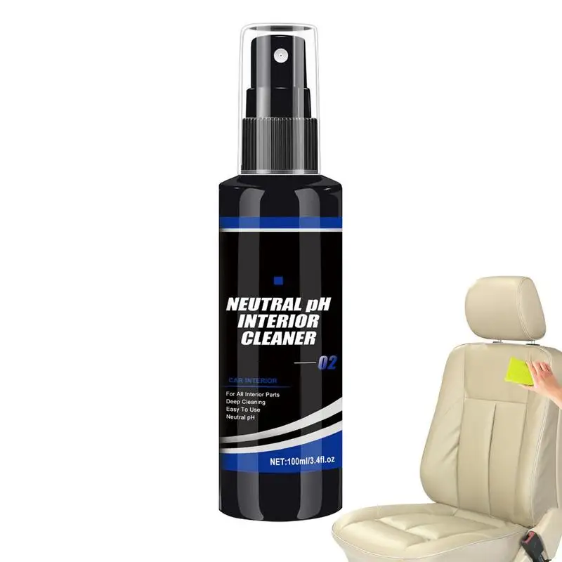 

100ml Renovator For Car Interior Spare Parts Seat Leather Liquid Wax Polish Plastic Restore Cleaner Spray Accessories