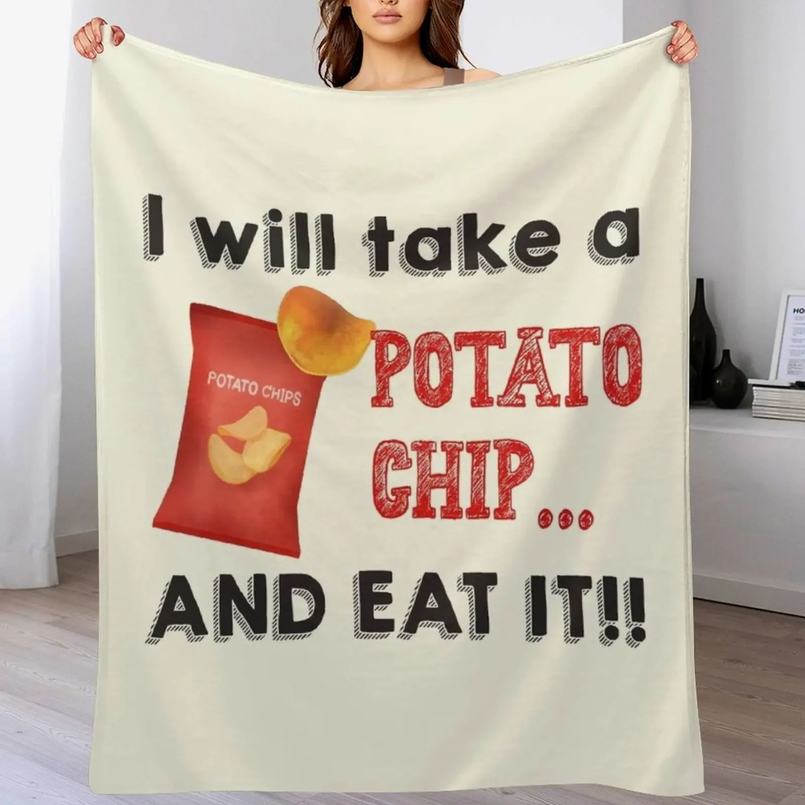 

I will take a potato chip... AND EAT IT!! Throw Blanket Beach Blankets Sofas Of Decoration Soft Big Polar Blankets