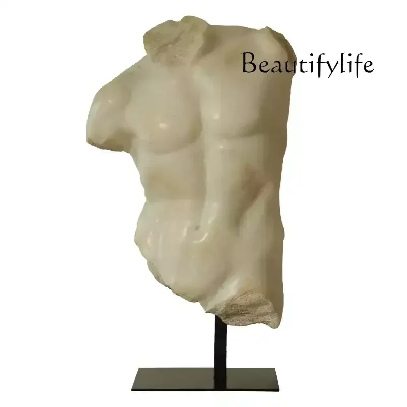 

A French bust statue ornament handicraft sculpture resin retro living room model room hotel homestay