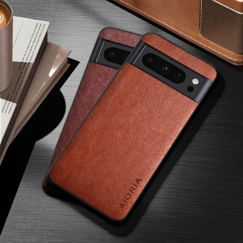 Case for Google Pixel 8 7 6 Pro 8A 7A 6A funda classical durable pu leather cover for google 8 pro case coque