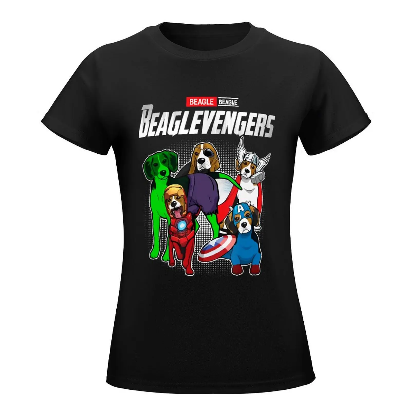 BeaglevengersFunny Beagle Dog Lover T-Shirt plus size tops anime clothes hippie clothes Blouse Women clothes