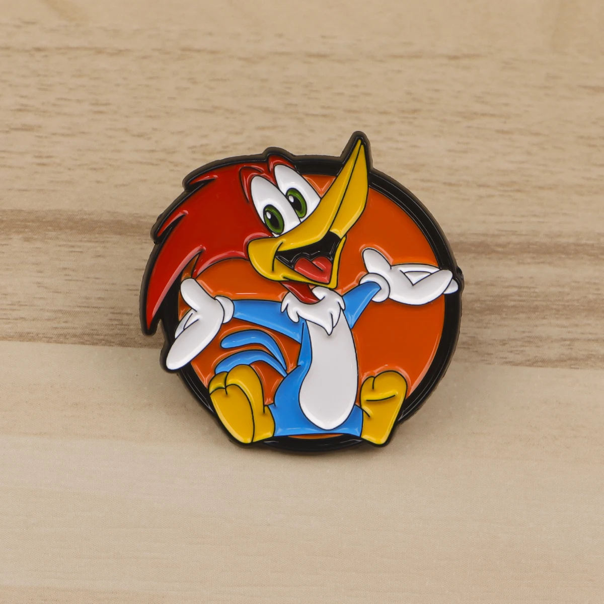 Woodpecker Cartoon Movie Pin Lapel Pins for Backpacks Enamel Pin Jewelry Accessories Brooches Badges for Briefcase Gift