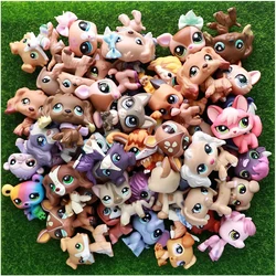 Lotto di negozio di animali figura casuale 3 pezzi con accessori casuali 7 pezzi per bambini