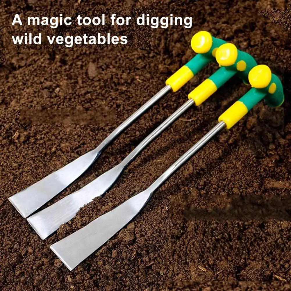 30Cm Steel Weed Remover Small Hand Shovel With T Handle Man…