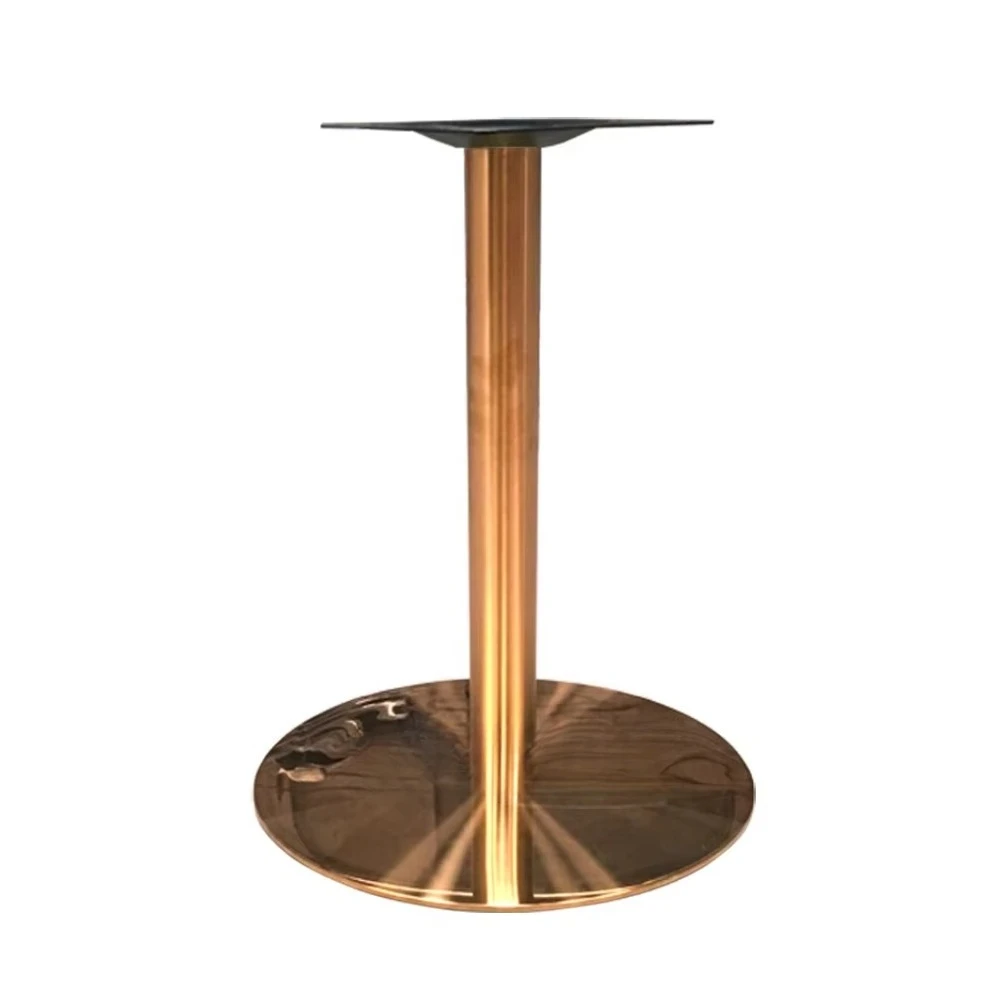 

Round Polished Finish Stainless Steel Gold Leg
