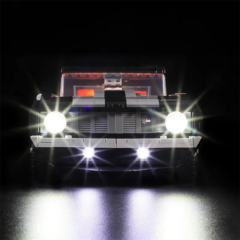 DIY LED ライトキット レゴ テクニカル ブラック ヴィンテージ 10304 ビルディング ブロック ギフト (LED ライトのみ、ブロックモデルなし)