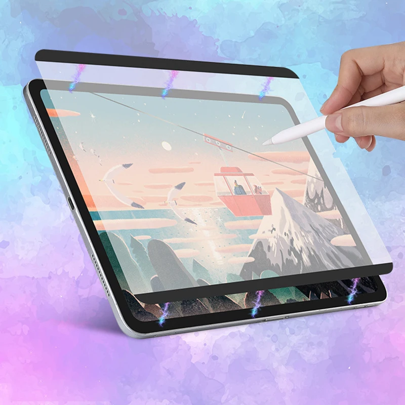 Detachable Magnetic Suction Paper Film For IPad Pro 11 2021 IPad 10/10.9 IPad Air 5 4 1 2 3 Mini 6 Screen Protector Paper Film