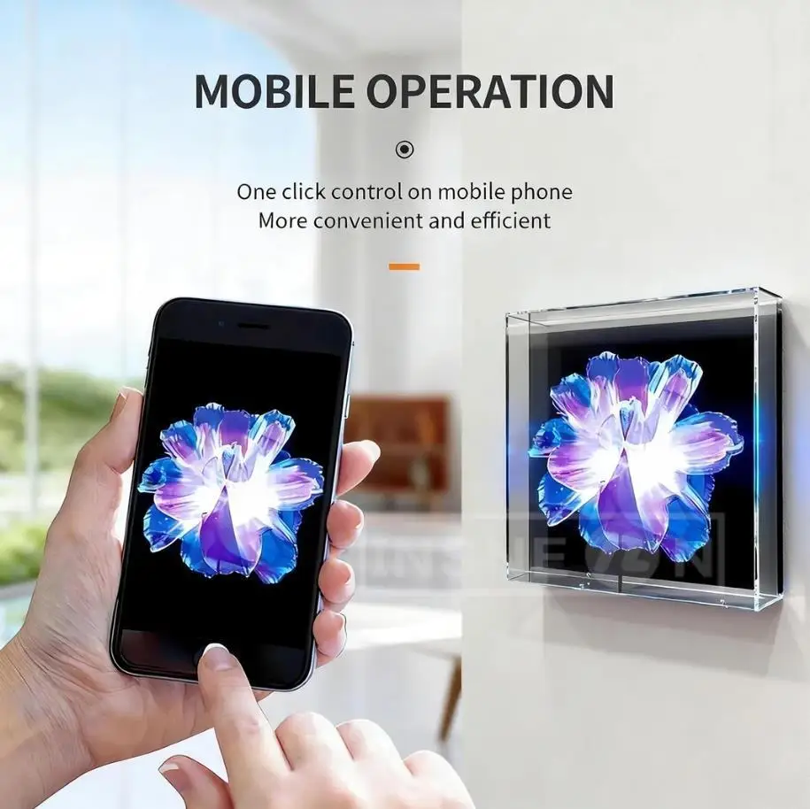 Kép 7: 3D holografikus Drukker Publicitás kijelző lightbox Átlátható szögletes Képkeret Publicitás Cégér ledes ligh Loggia Teendő Cégér számára Bolt