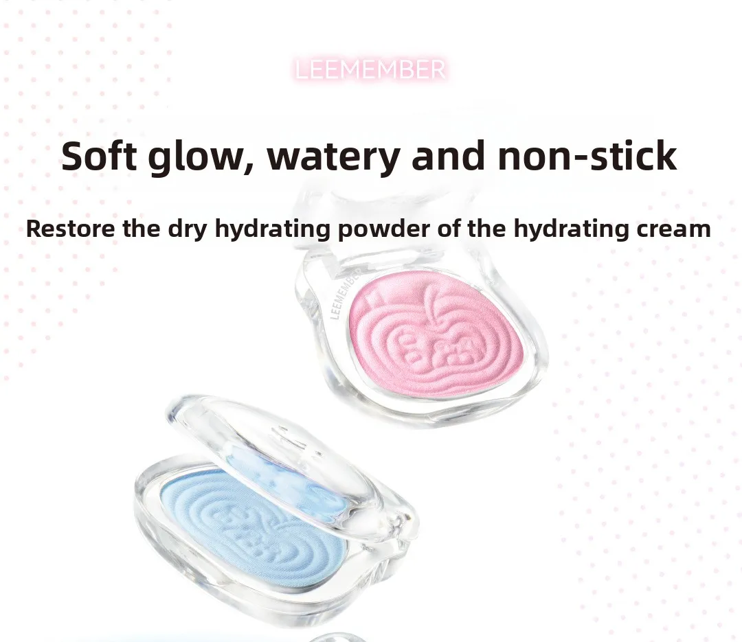LEEMEMBER Satijn Multifunctionele Crème Water Lichte Blusher Gezichtscontour Fleuren Gezicht Langdurige Wangmake-up