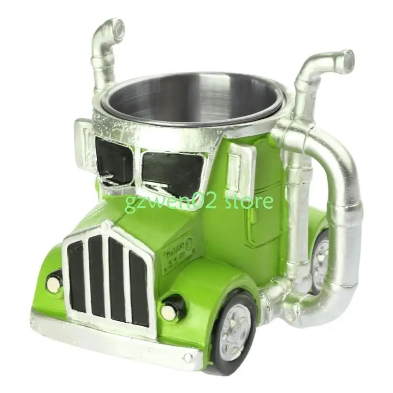 

QXNB Semi -Trailer Craush Form Coffee Coffee кружка 12,34 унции декоративная чашка для кухни