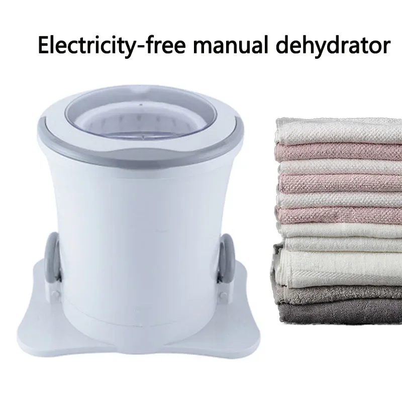 Dehydration dry Dehydrator Manual Water buckets spin Portable Students quick-drying machine Physical exercise