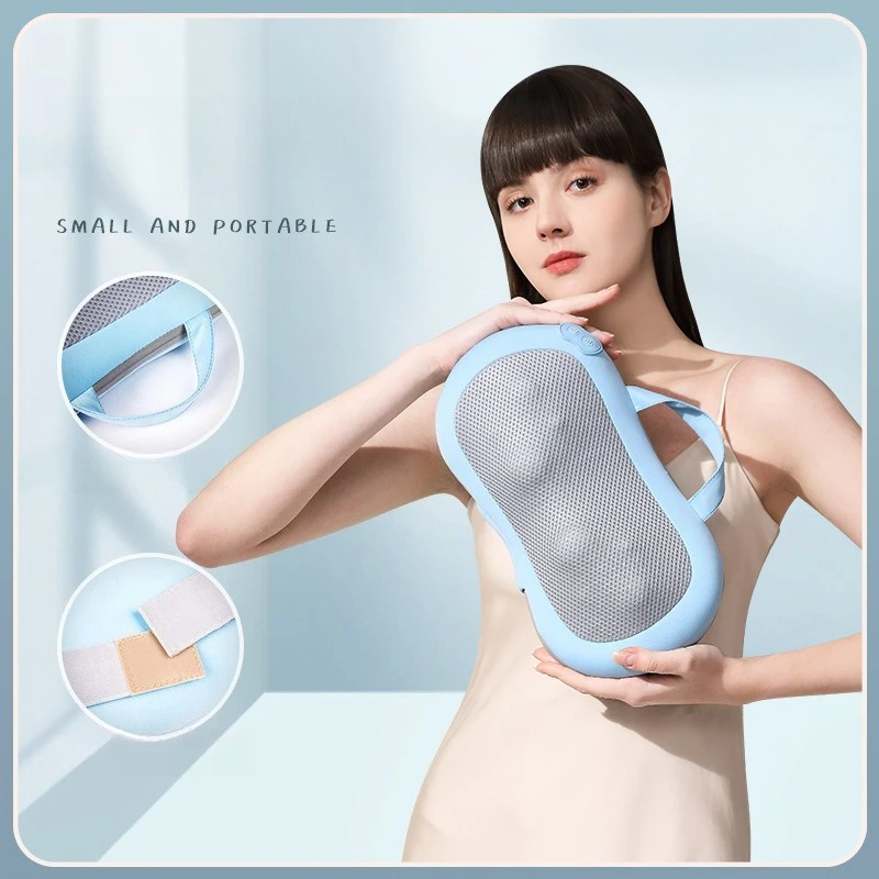 

Multi-Function Neck & Back Massager – Car Travel Pillow with Heat, Full-Body Relaxation Gift