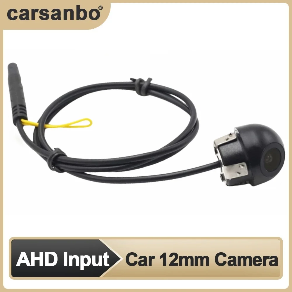 Car Super Mini 12mm Reverse Camera Front And Rear Night Vision Camera IP67 Waterproof 720P AHD Rear View Camera Dual Suspension
