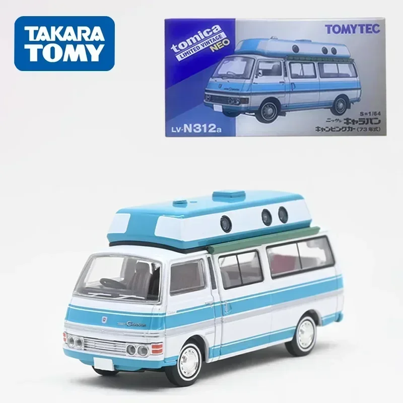 

TAKARA TOMY TOMYTEC Tomica 1/64 TLV-N312a (Nissan Caravan) Blue Alloy Toys Motor Vehicle Diecast Metal Model Gifts