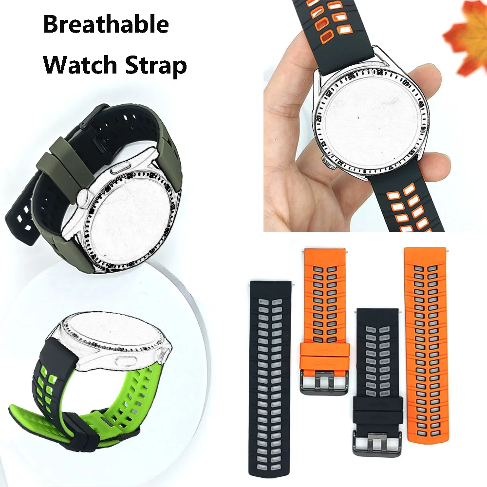 22mm Silikon Band Für Xiaomi Mi Uhr Farbe 2 Strap Smartwatch Armband Für Mi Uhr S1 Aktive Pro S2 42 46mm Armband