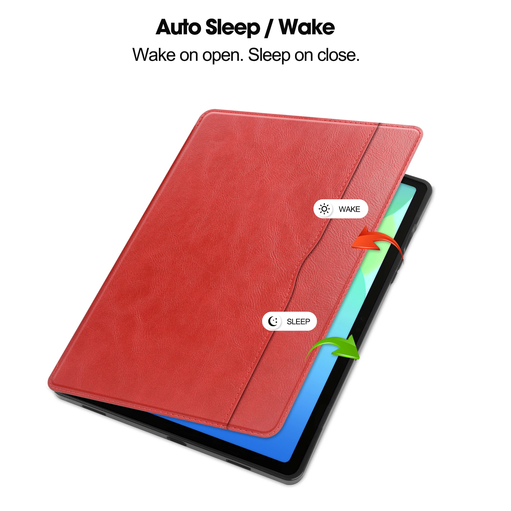 

Модный чехол для планшета в деловом стиле для Samsung Tab S10 Lite S10 S9 FE 11 дюймов, многофункциональный защитный чехол с автоматическим режимом сна