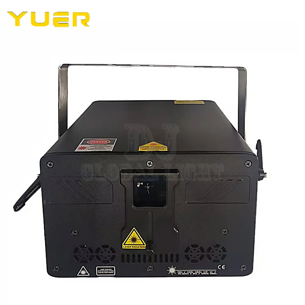 10W RGB full color Laser Projector Light With ILDA New programmes System 30Kpps DMX control for Club DJ Disco Concert Laser Show