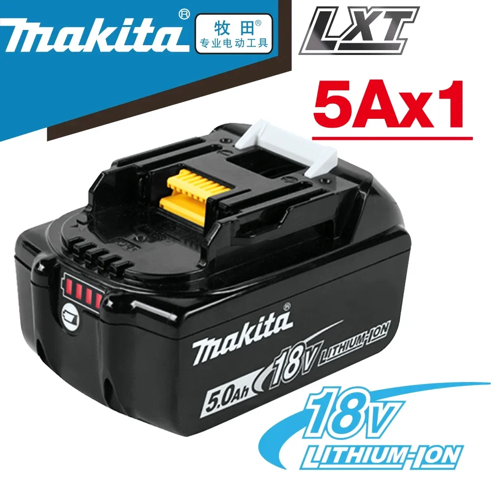 

100% Original Makita Rechargeable Power Tool Battery, Replaceable LED Lithium-ion, 6.0 Ah 18V LXT BL1860B BL1860BL1850 BL1830