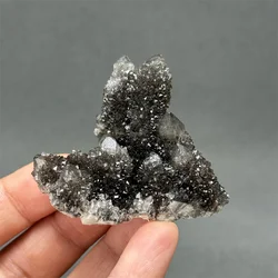 100% Natural South African Black Crystal Cactus Mineral Raw Stone Crystal Cluster Aura Healing Meditation Energy Home Decoration