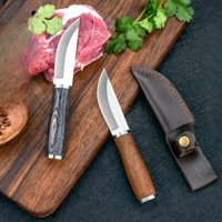 Hand Grilled Meat Lamb Knife Outdoor Camping BBQ Meat Cutting Knife Mongolian Meat Cutting Household Fruit Portable Knife