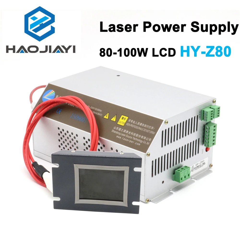 

HAOJIAYI Intelligent Z80 Co2 Laser Power Supply 80W For Laser Engraving And C Machine