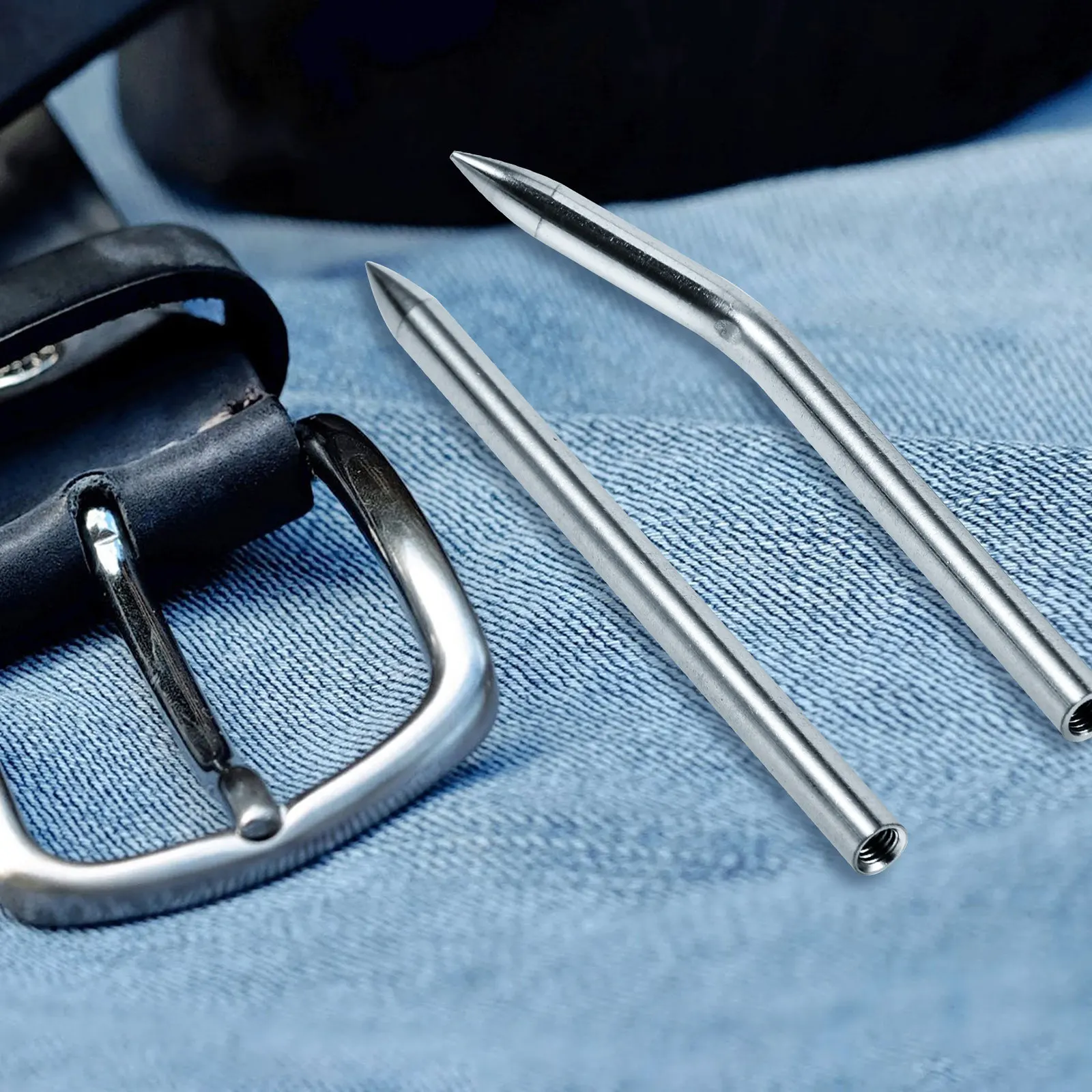 

Набор из 1-го комплекта портативных инструментов для плетения из нержавеющей стали: игла для шнуровки и инструмент для плетения браслетов своими руками, для ремонта и плетения из паракорда