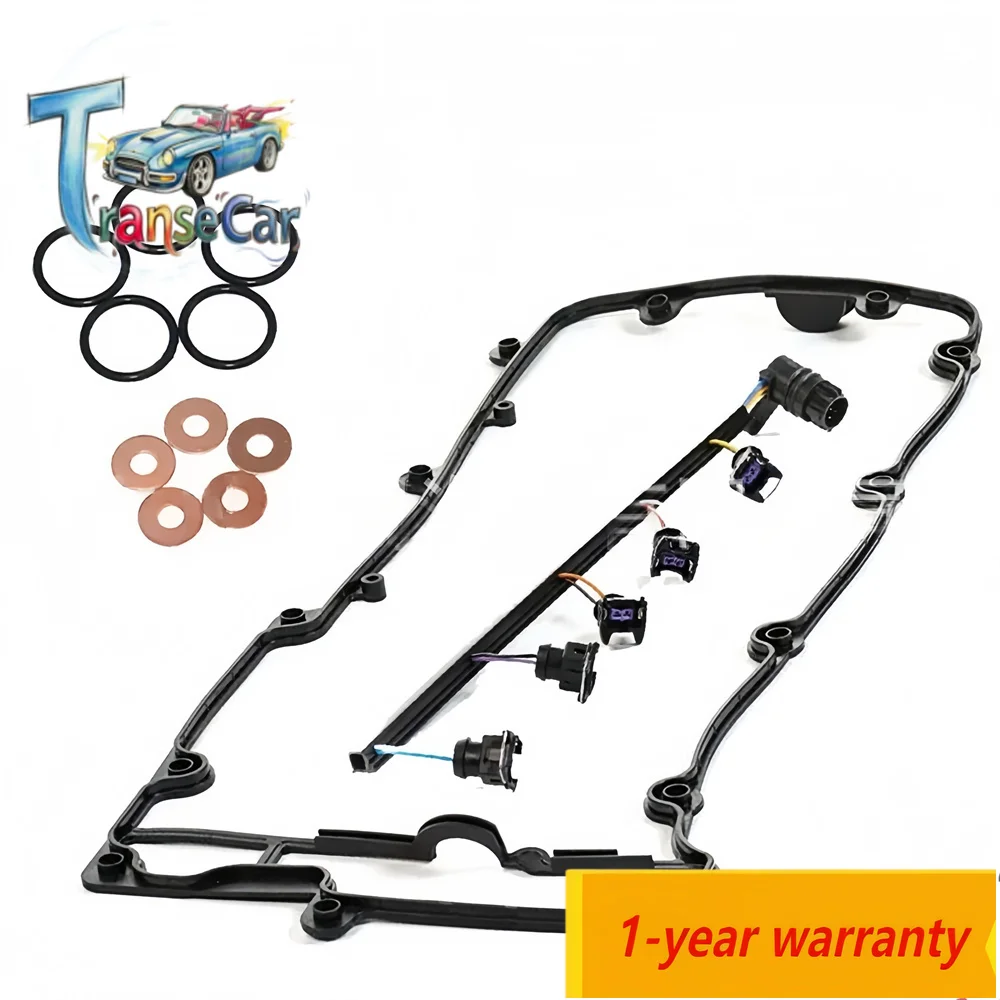 AMR6103G AMR6103 Fuel Rocker Cover Gasket & Injector Harness Wiring Fit for Land Rover Discovery II 2 Defender TD5 LVP000020
