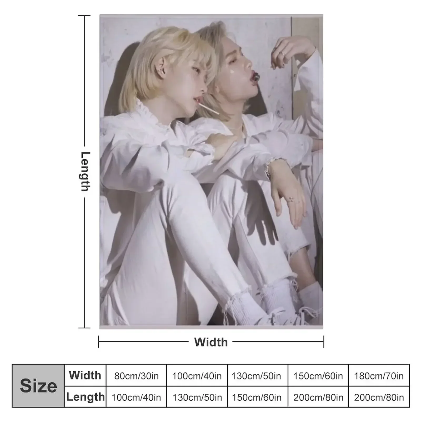 New Hyunlix Throw Blanket Hairys Beautifuls Decorative Beds Single Blankets