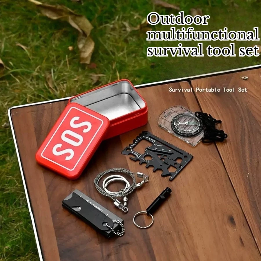 

Outdoor Multifunctional Emergency and Convenient Camping Equipment Wilderness Survival and Survival Tool Set