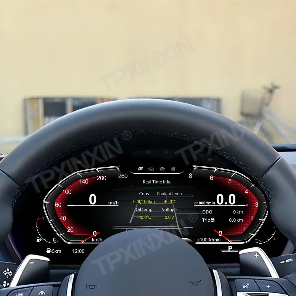 12.3 ” Inch For BMW 3/4 Series 2013-2020 LCD Digital Cluster With Carplay Instrument Panel Speedometer Dashboard