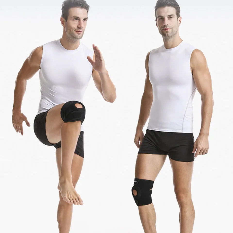 AOLIKES 1PC Adjustable Compression Knee Patellar Pad Tendon Support Sleeve Brace for Men Women - Arthritis Pain,Running, Workout images - 6