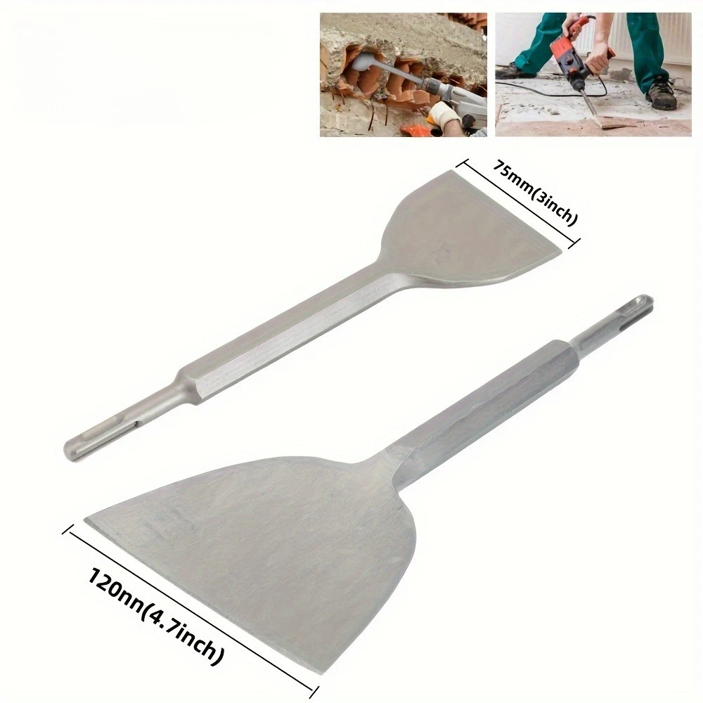 

[Ultra-thin Model] Round Handle Chisel - 17x280x120mm Ultra-thin Model for Cement, Tile, and Wall Work