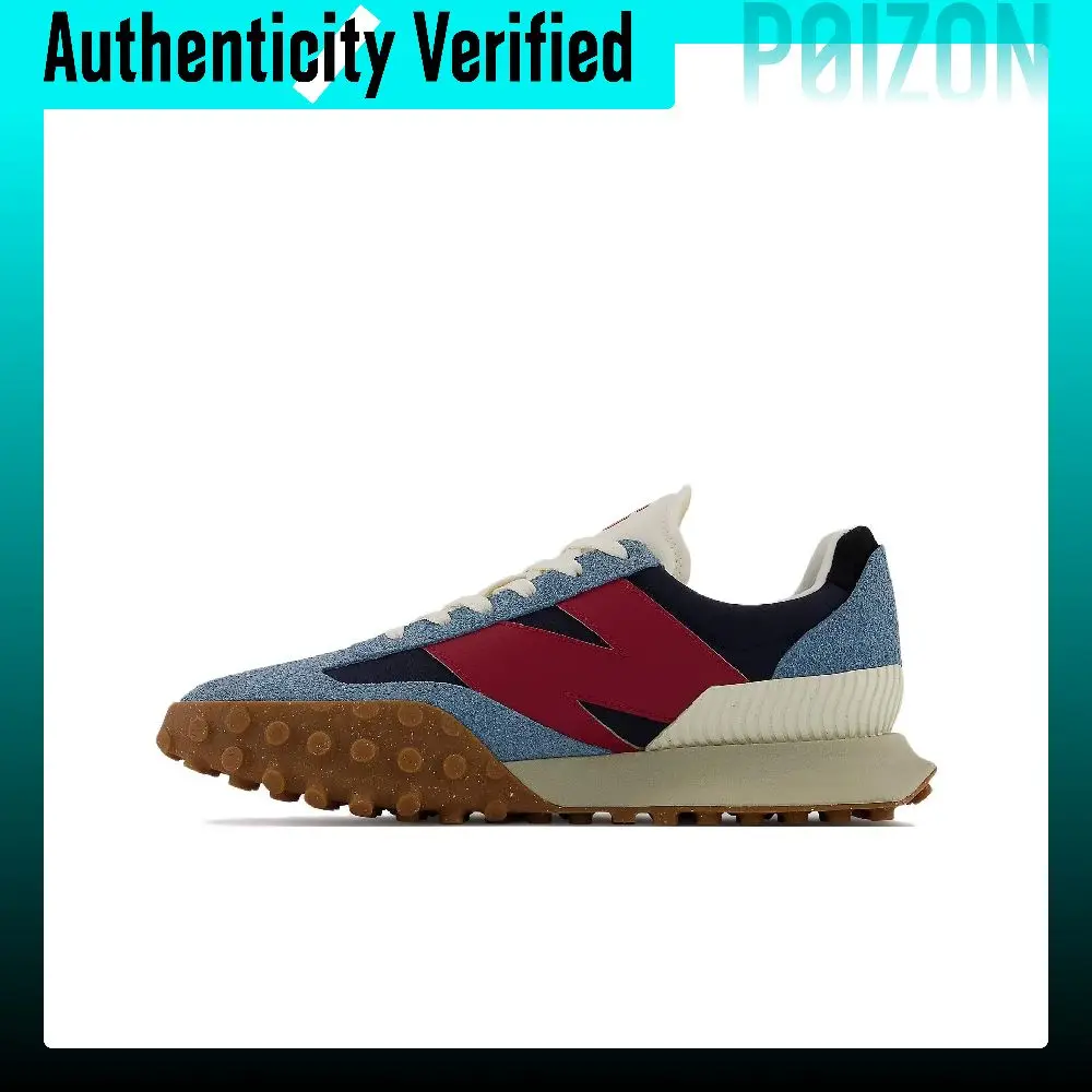 New Balance XC-72 Running Shoes Unisex Low-top Gray Blue/Navy Blue/Red UXC72EB