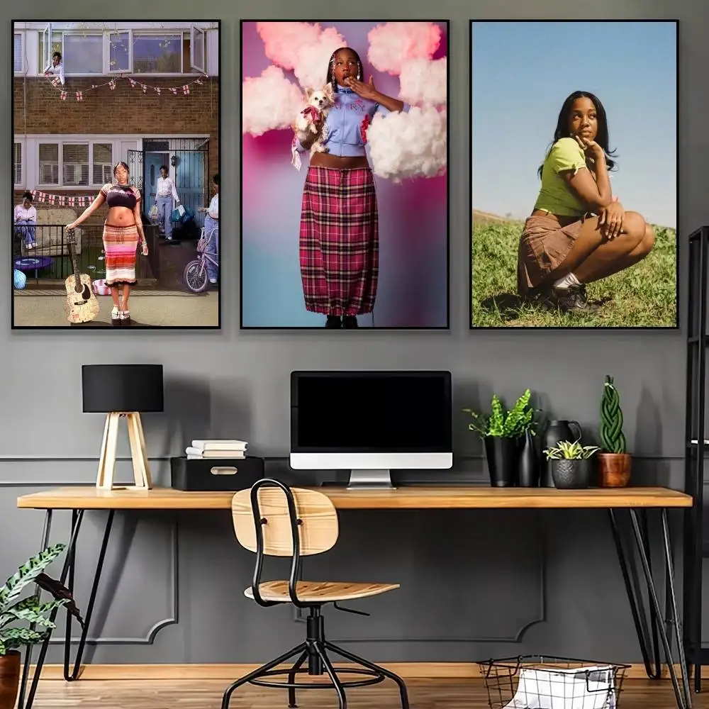 ملصق مغني راشيل شينوريري فني لاصق على الحائط لغرفة المعيشة وغرفة النوم والديكور الجمالي