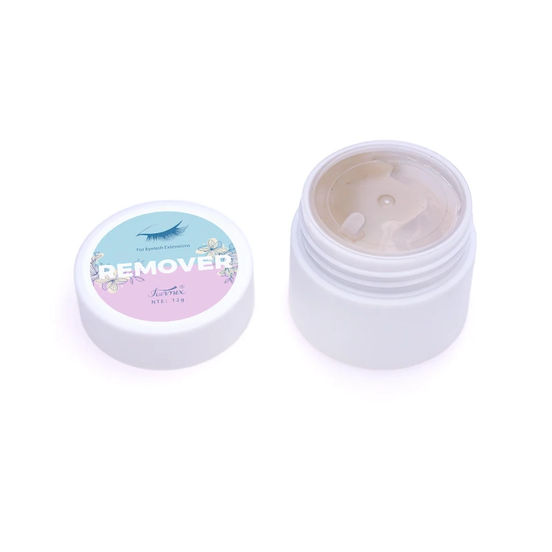 New 1pcs Funmix 12g Lemon Flavored Eyelash Extension Glue Remover Cream Professional Lashes Removal Makeup Tool