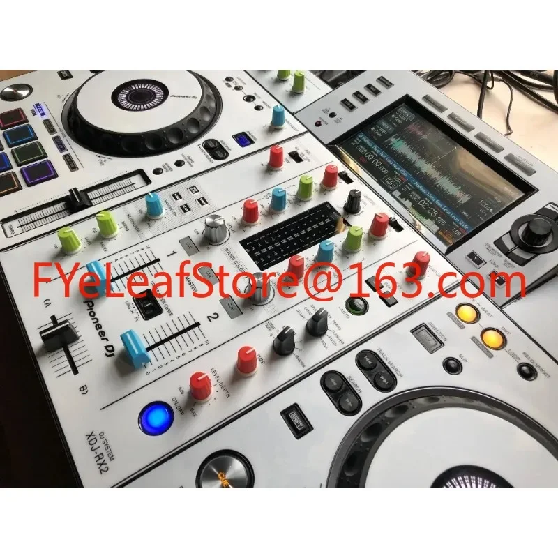 Skin Pioneer XDJ-RX3 Film XDJ-RX2 ملصق حماية وحدة تحكم DJ الرقمية المتكاملة محيطي كامل متعدد الألوان