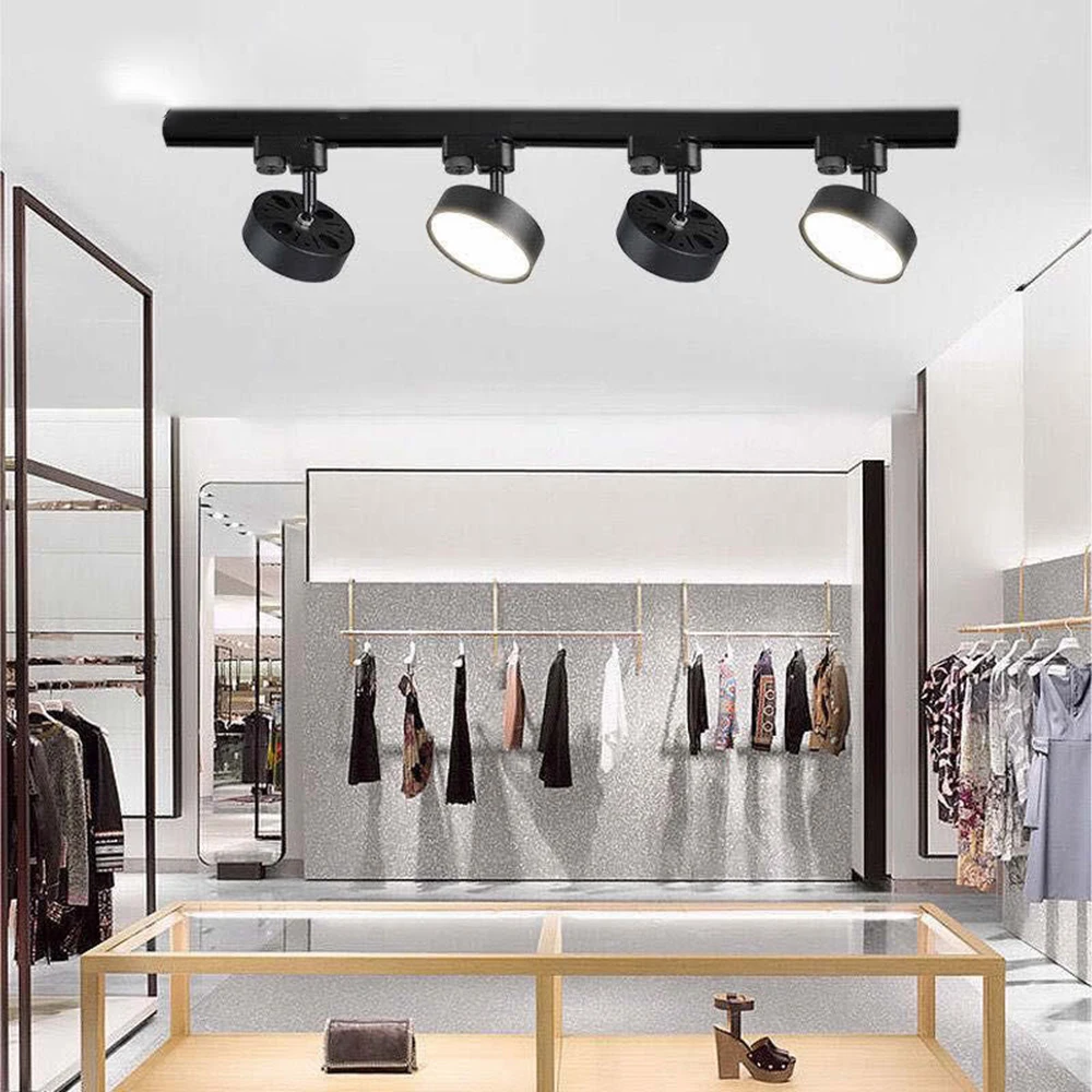 9W 12W 18W Ceiling Light 220V Interior Track Light Foldable Railspot Lighting For Decoration Living Bedroom Hallway