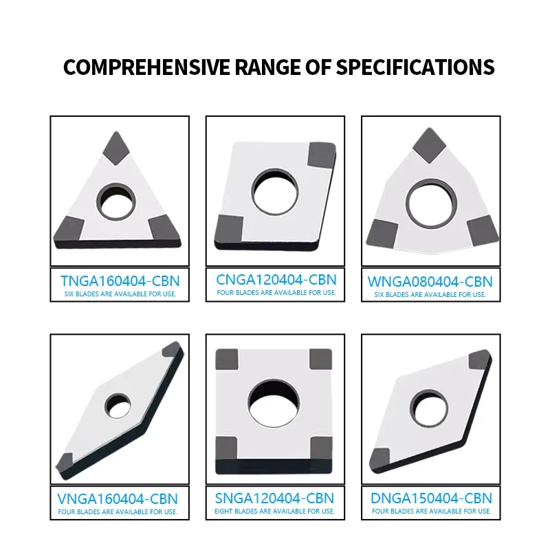 KLFLAN CBN إدراج التصنيع باستخدام الحاسب الآلي مخرطة أداة مكعب نيتريد البورون تحول لقطع الحديد الزهر الصلب TNGA CNGA VNGA WNGA #4