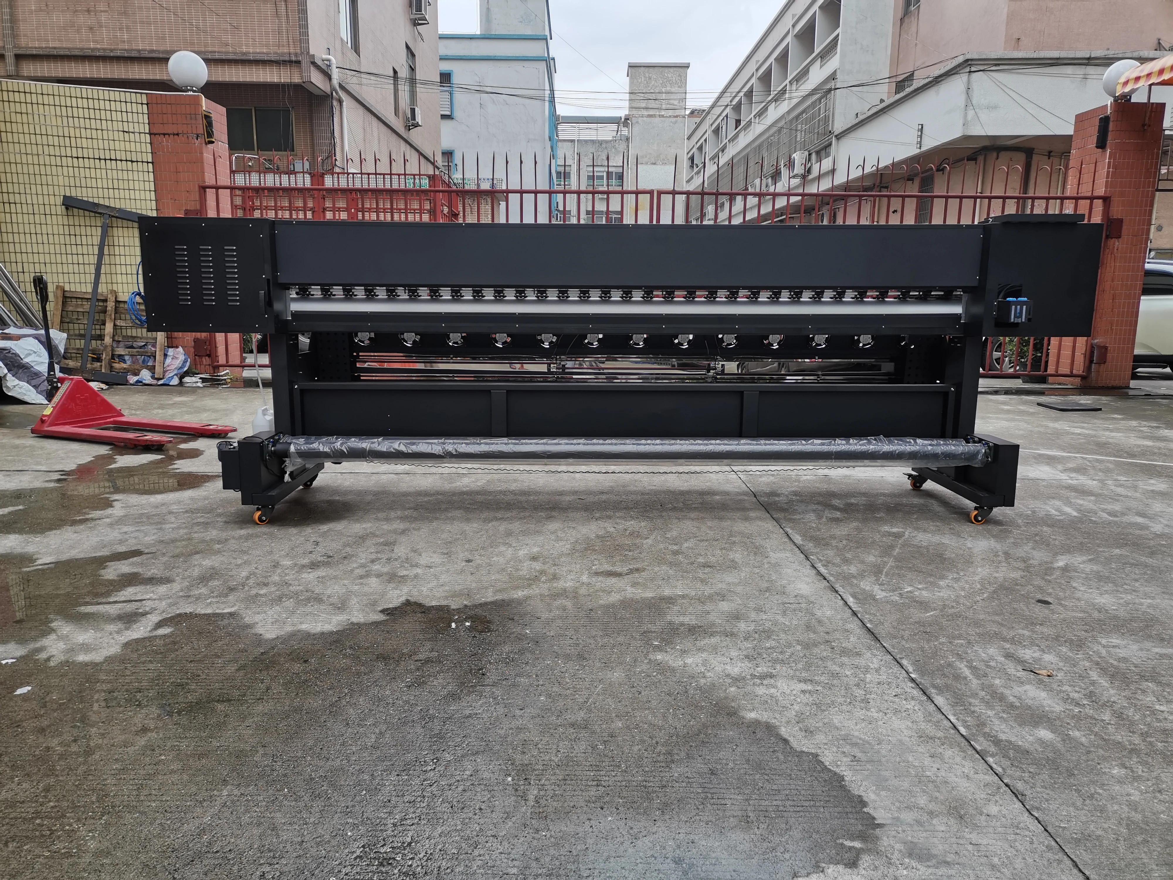 3.2m Eco Solvent Printer Machine en Cutter XP600 I3200 Printkop Grootformaat Flex Banner Printer Plotter