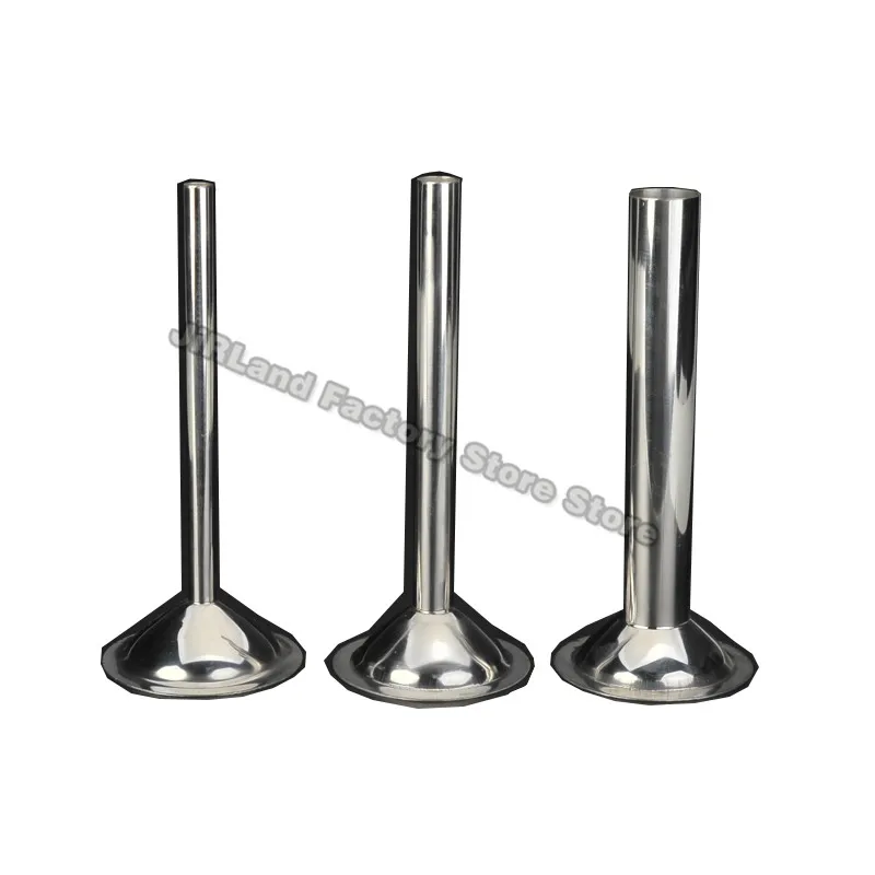 Stainless steel enema tube 3 pieces Sausage enema funnel Stainless steel meat grinder sausage enema tube funnel